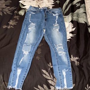 S.O.N.G brand high rise skinny ankle length jegging size 13 juniors
